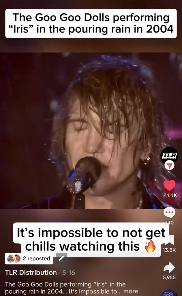 “Iris” – Goo Goo Dolls Viral TikTok