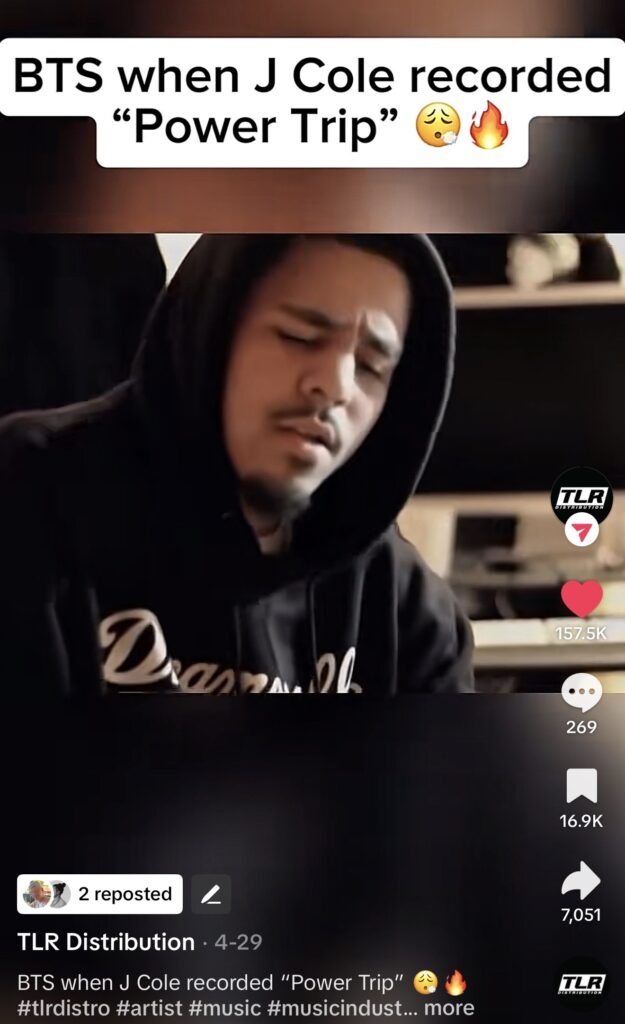 J Cole Viral TikTok (Behind The Scenes)