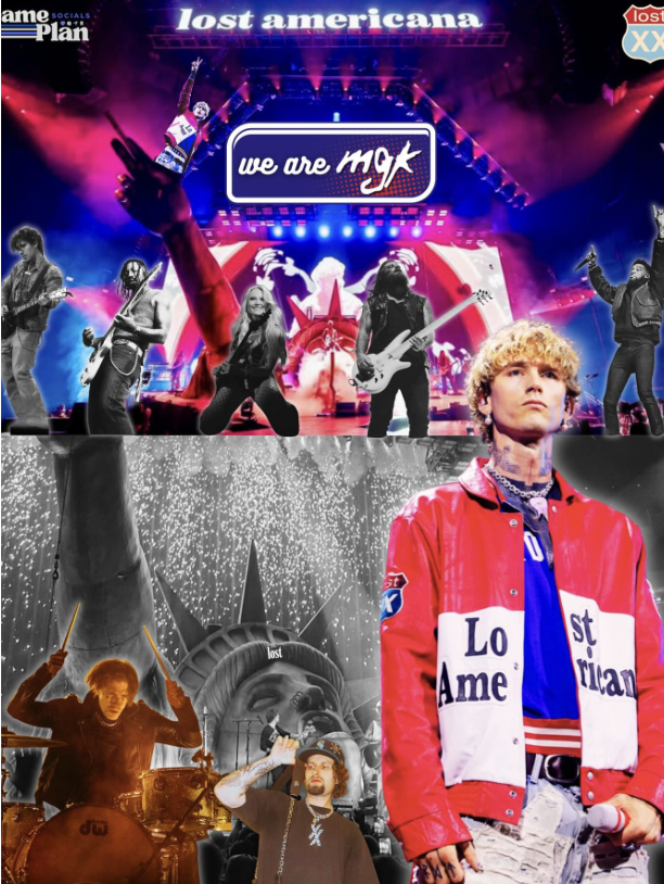 We Are mgk – Lost Americana Tour Graphic