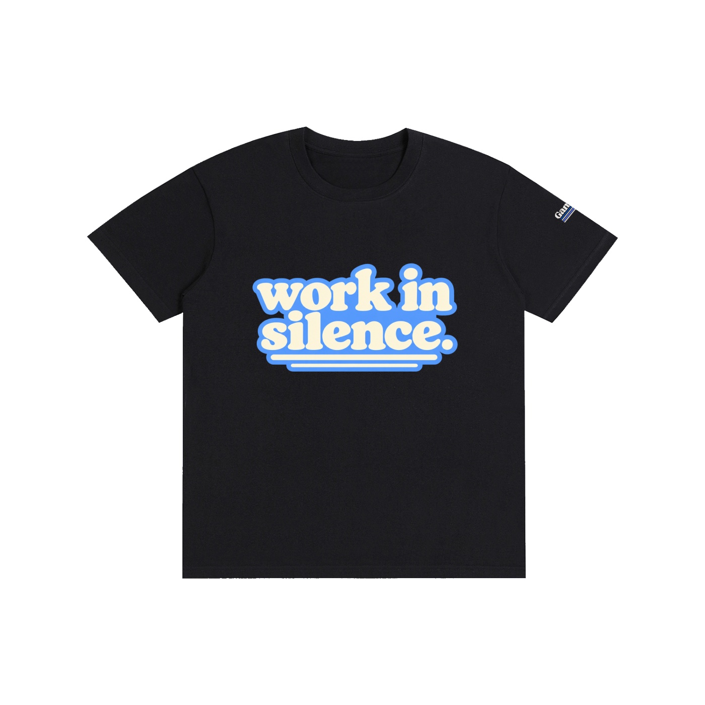 "work in silence" Unisex T-Shirt - Image 3
