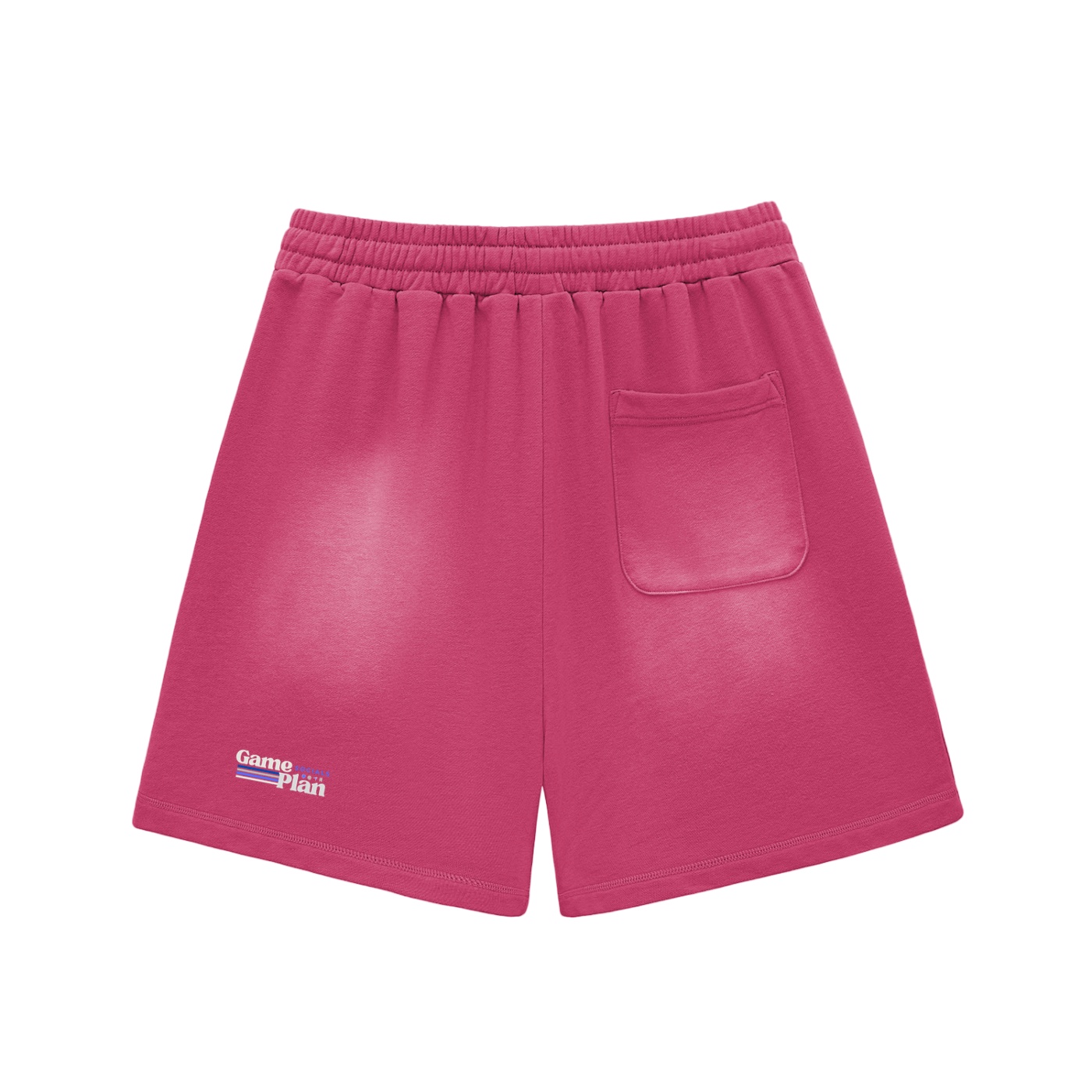 "one day at a time" Faded Cotton Shorts - Image 8