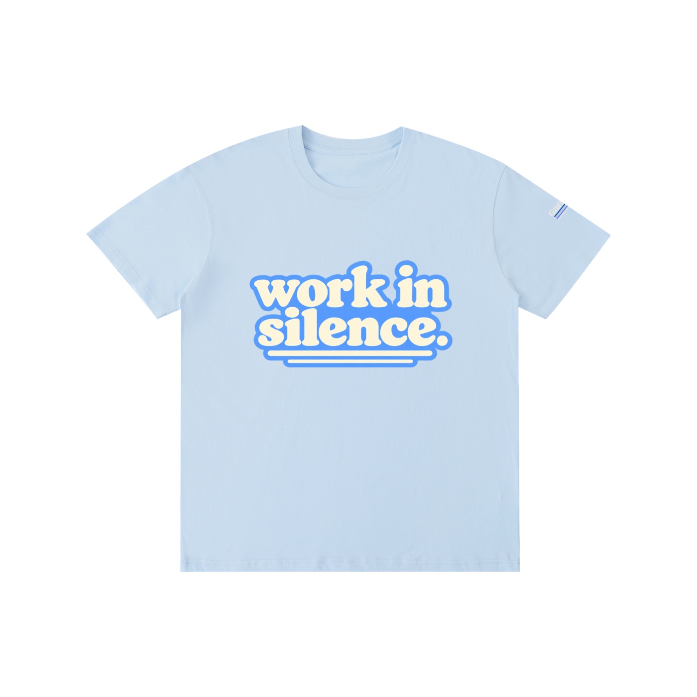 "work in silence" Unisex T-Shirt - Image 4