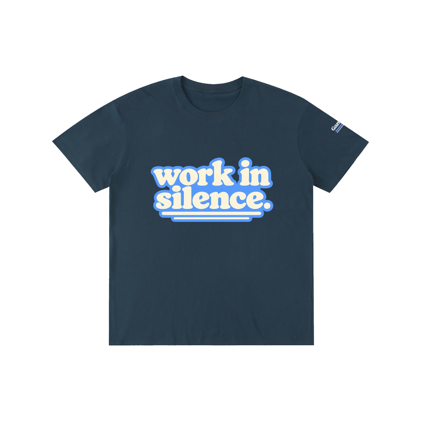 "work in silence" Unisex T-Shirt - Image 2