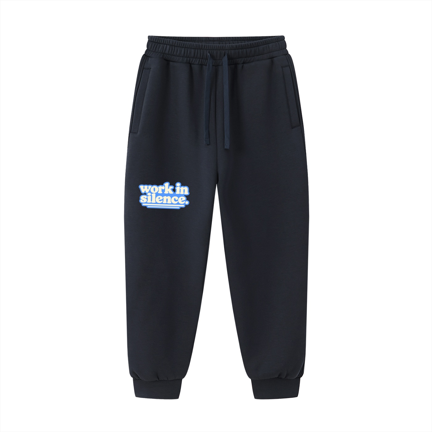 "work in silence" Jogger Sweatpants
