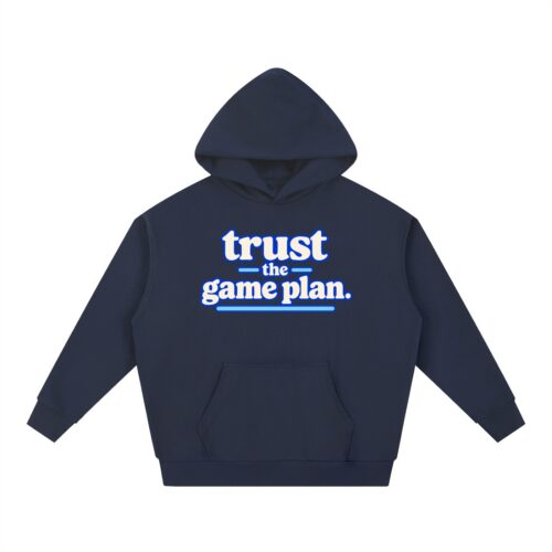 "trust the game plan" Heavyweight Hoodie